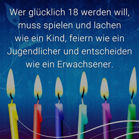 spruch für 18 geburtstag lustig|More.